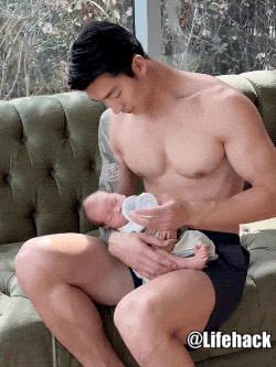 185CM 肌肉奶爸拍写真出圈，我真的超可以