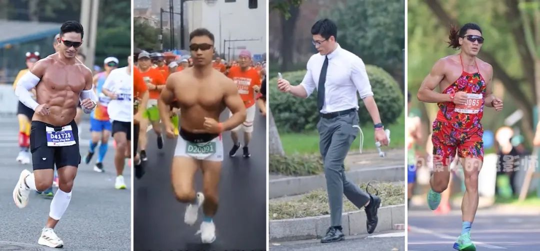 汕头马拉松惊现肌肉灰太狼，这谁顶得住啊