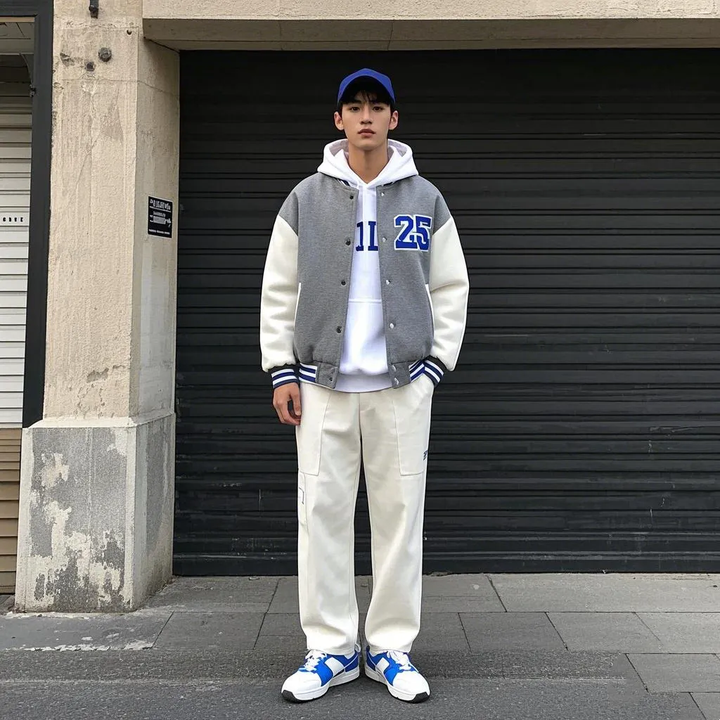 男生穿“棒球服 + 卫衣”阳光帅气，试试这 3 套搭配，尽显少年感！
