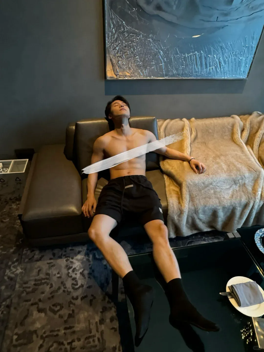 清秀职业律师，薄肌精瘦帅哥