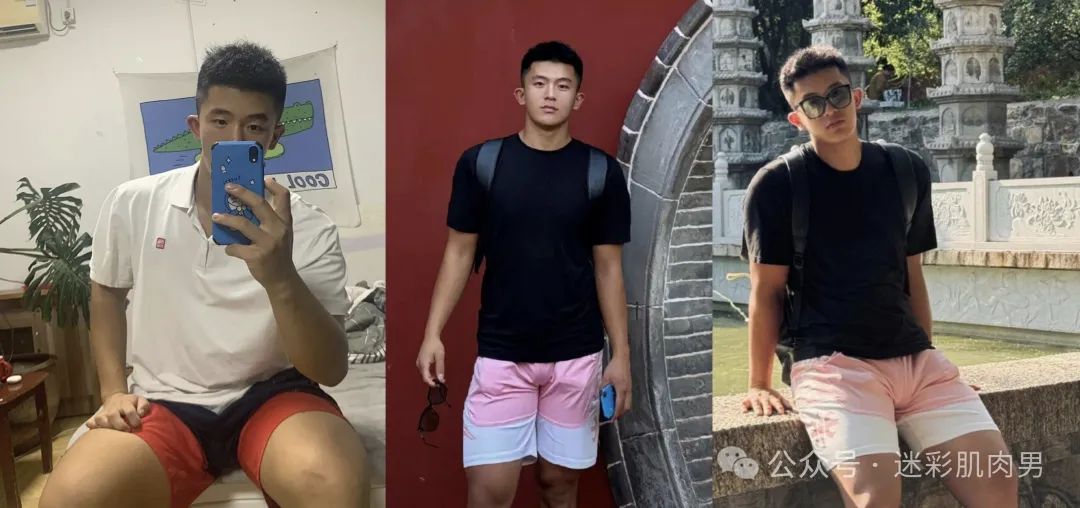 山东 05 年体育生 185CM 穿粉色短裤，谁能拒绝这实力！