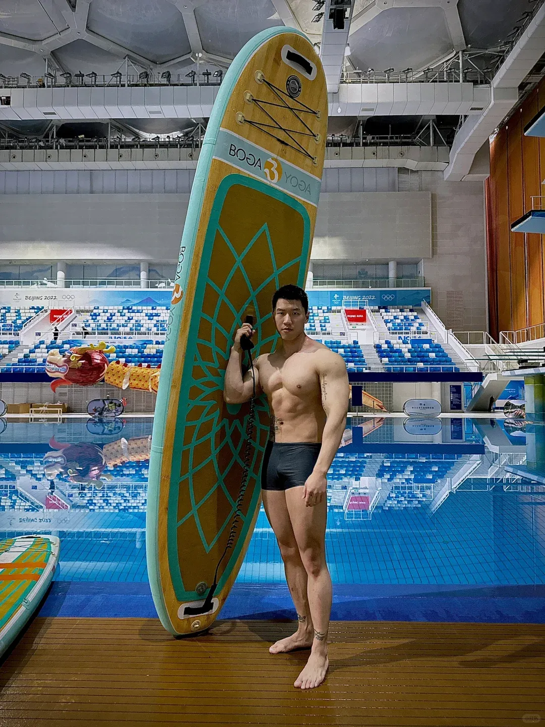 又又又被粉丝考古啦！192CM 汪顺的泳裤太太勒了！