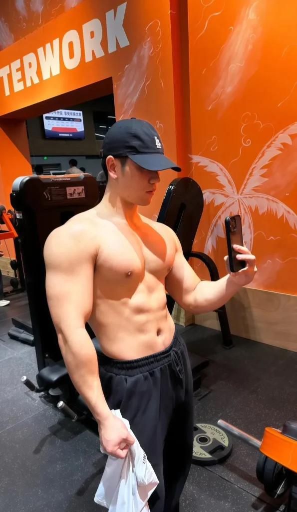 超 Sexxxy 体育生，健身肉壮身材小哥！