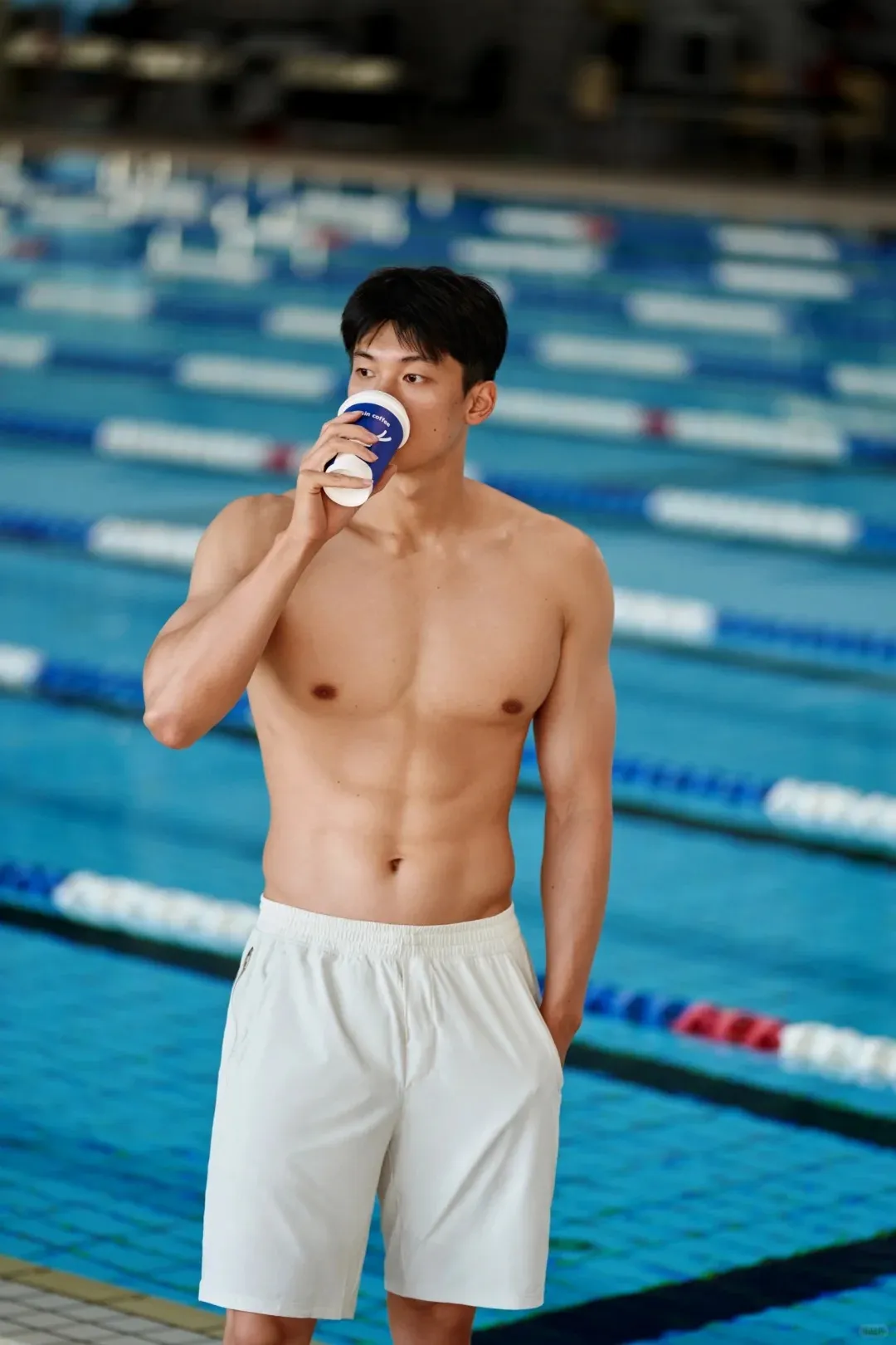 192CM 汪顺的泳裤太太勒了！