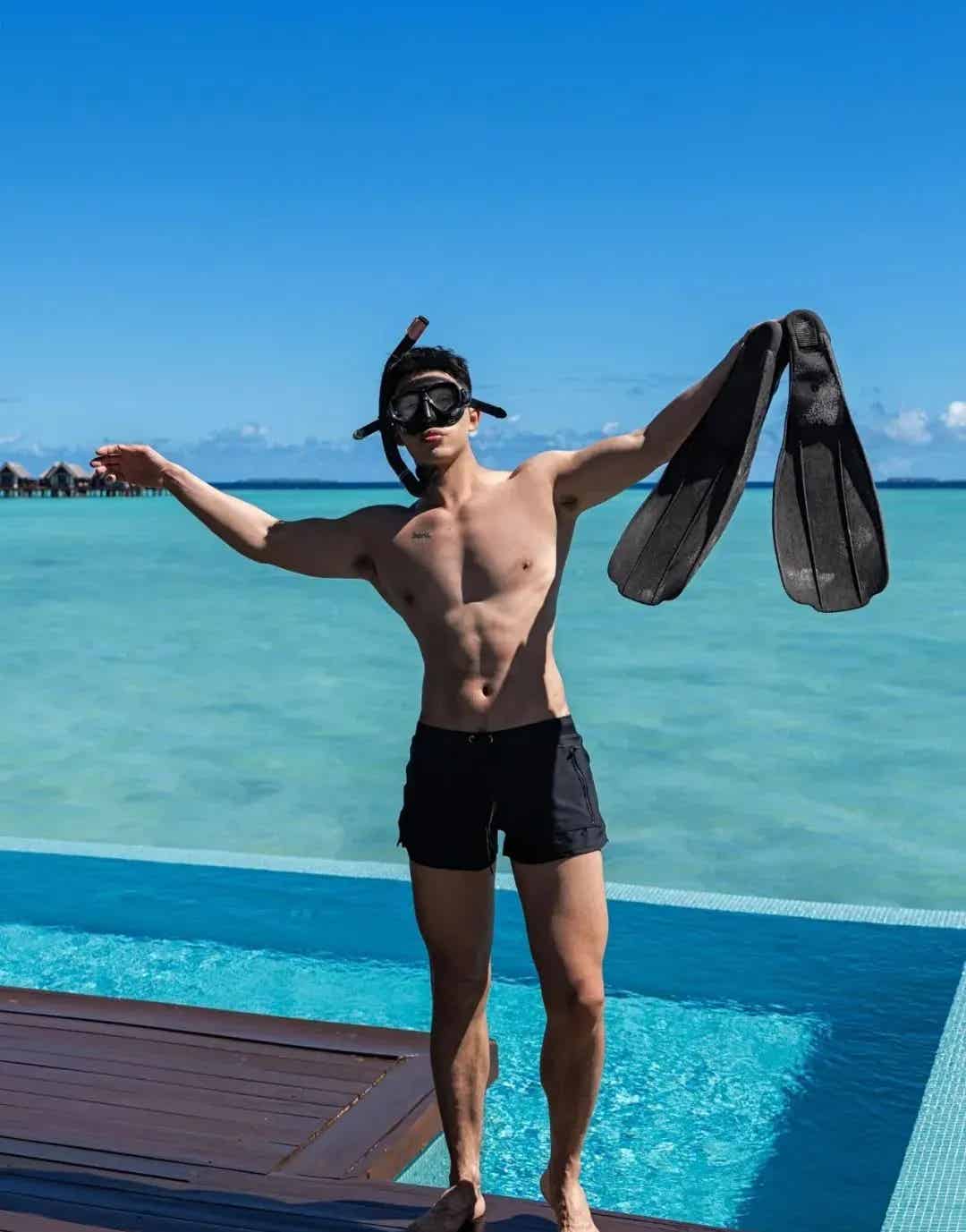 182cm腱子肉健身模特兼摄影帅哥-潮男潮北