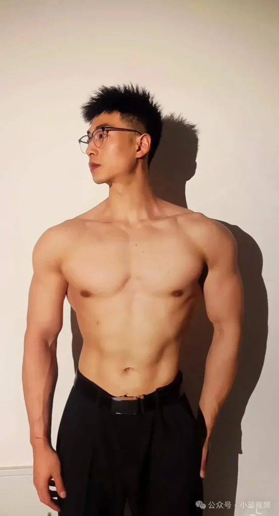 180cm 山东黑皮肌肉汉子，厚实强壮有力！