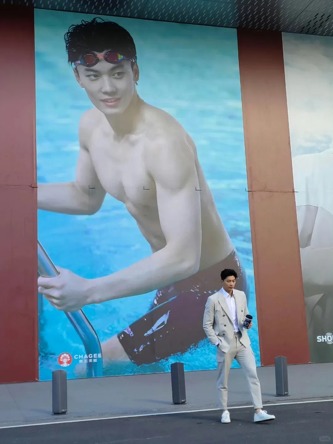 192CM 汪顺的泳裤太太勒了！