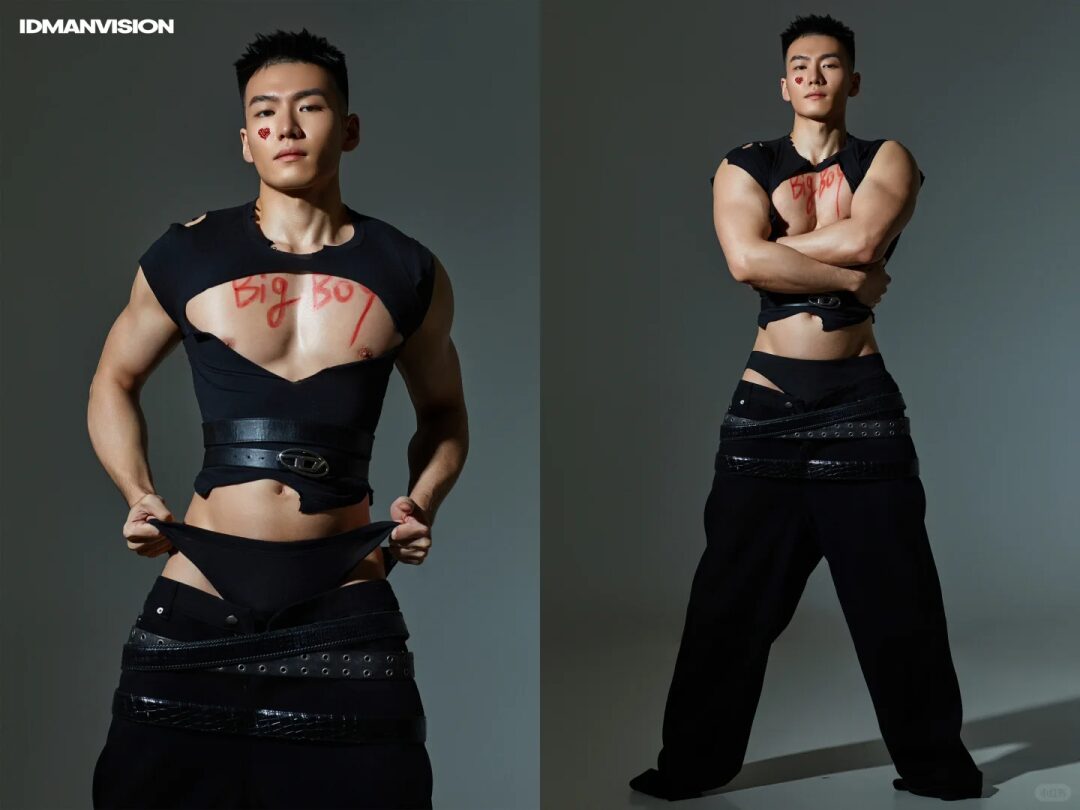 脂包肌型男，写真模特帅哥