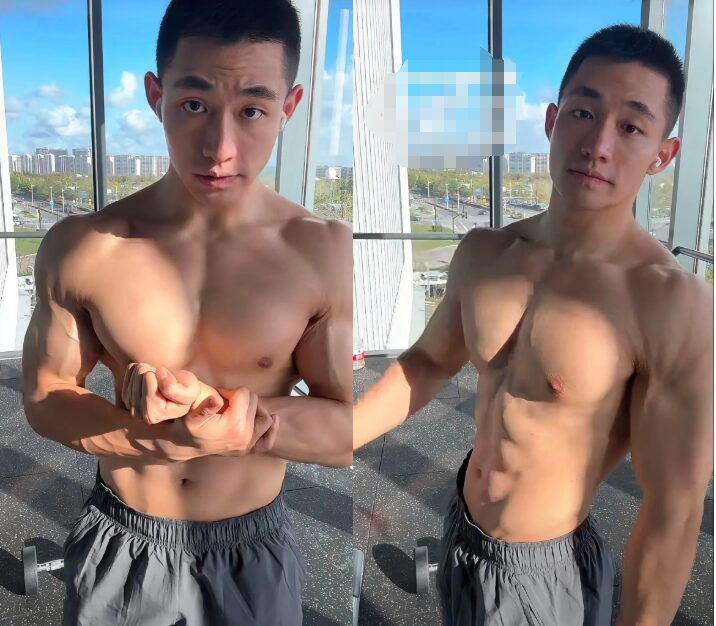 又一个寸头肌肉帅哥被采访了？？？？？