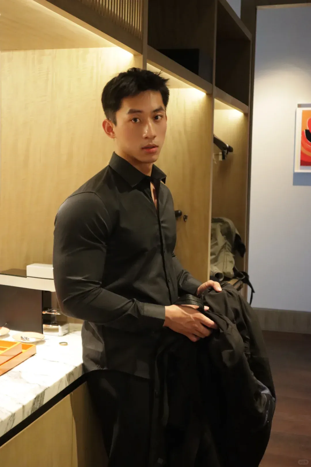 肌肉“黄景瑜”，刘京新模特