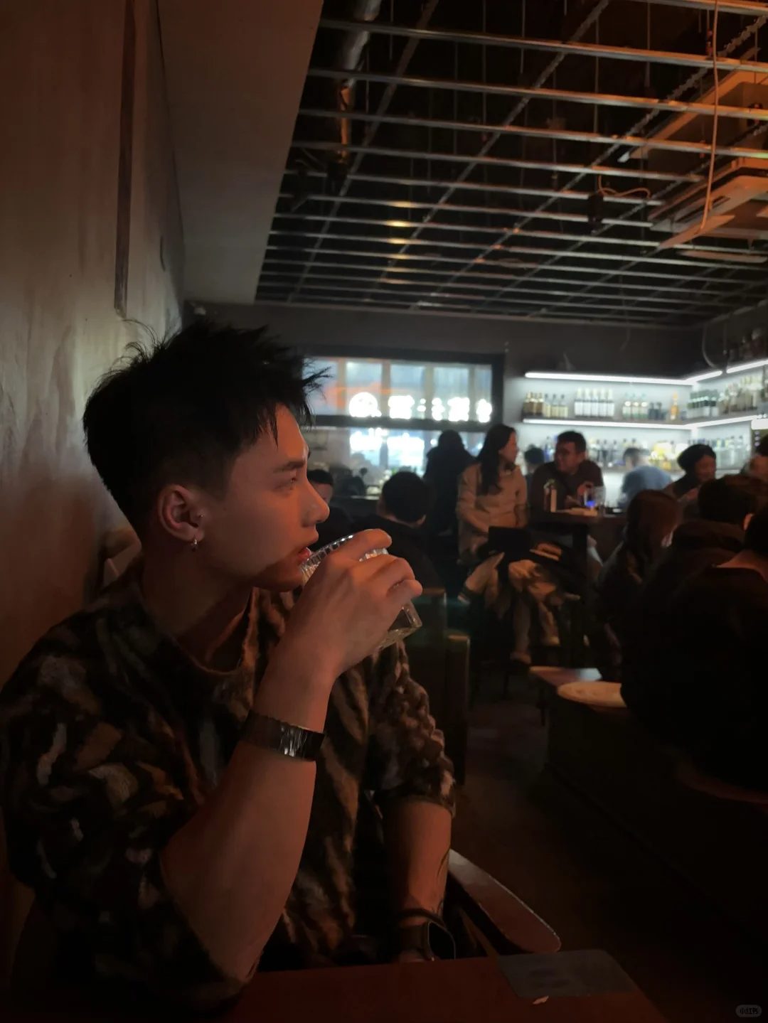 山东东营短发清秀健身男，纹身花臂一个都不少