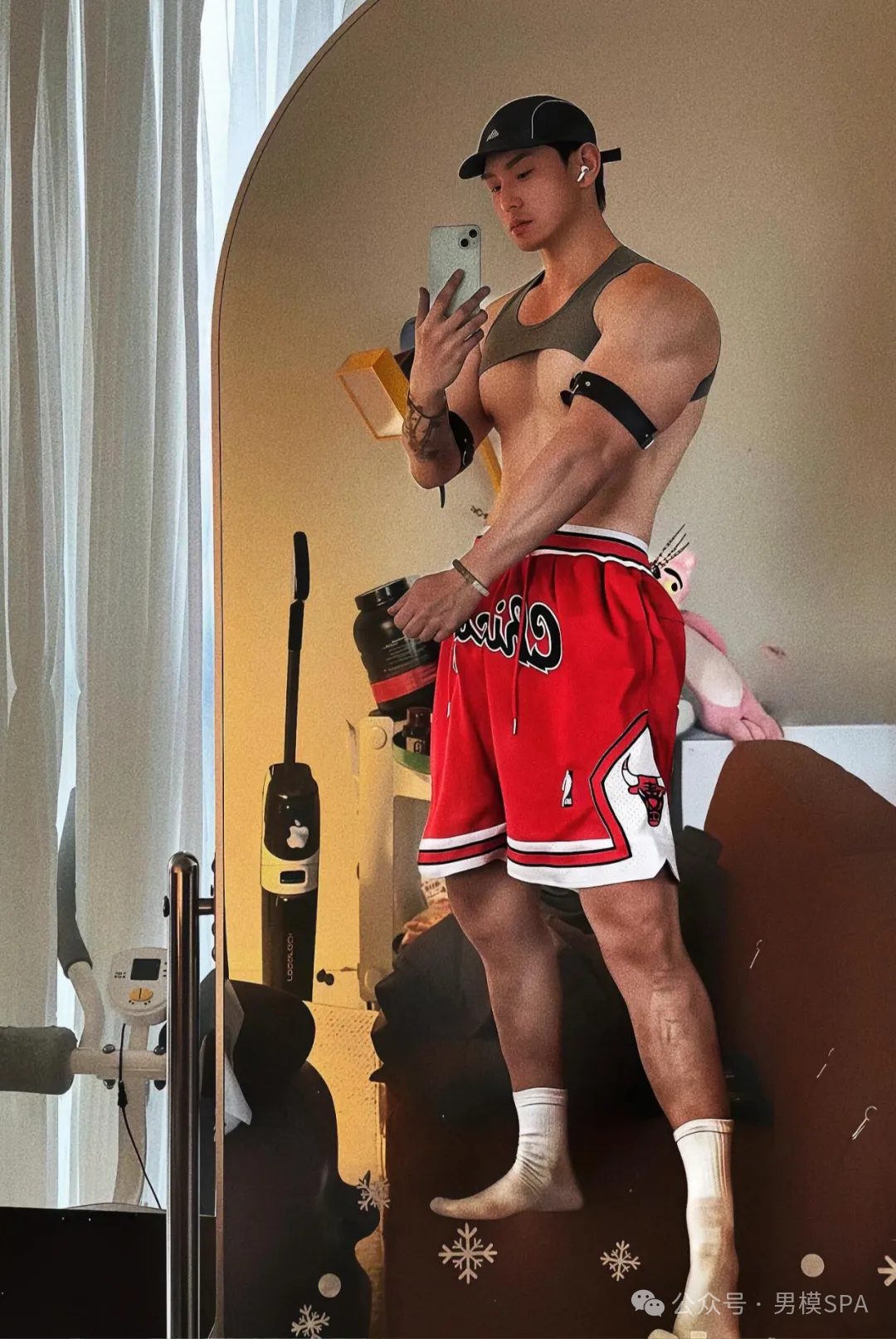 篮球腹肌体育生双开门男模