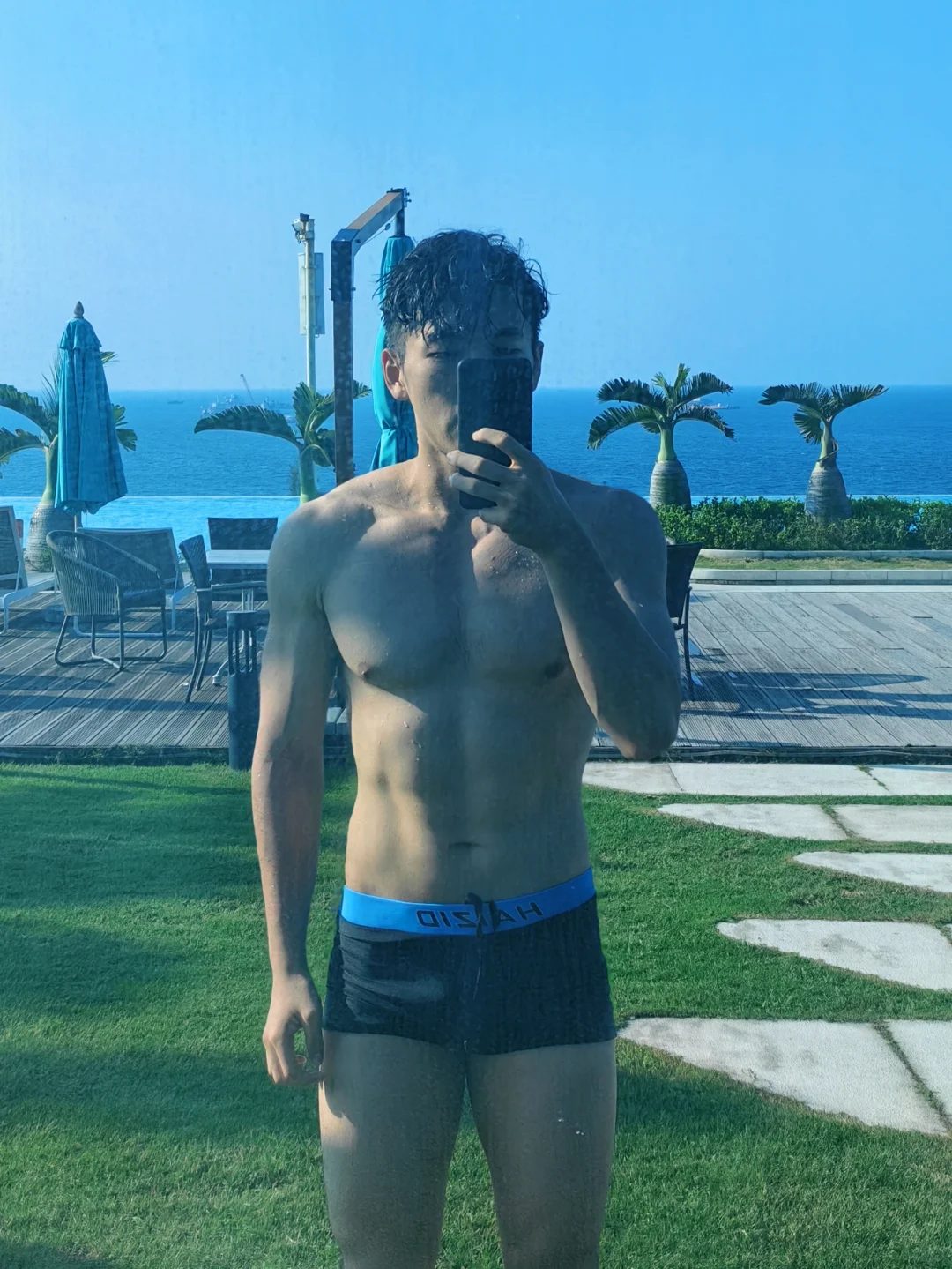 185 体育生开始认真减脂,穿泳裤的直男有多要命? 185 体育生开始认真减脂,穿泳裤的直男有多要命?