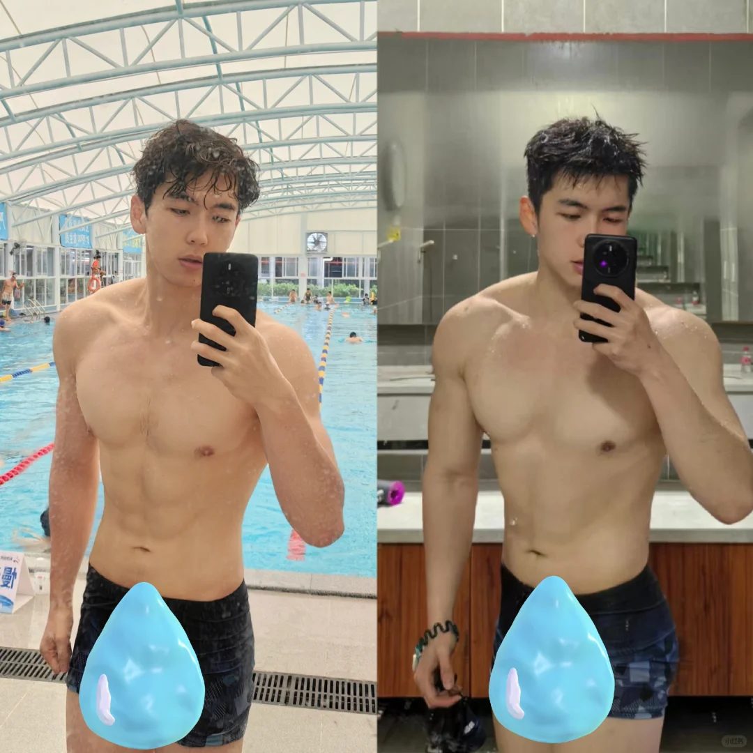 185 体育生开始认真减脂,穿泳裤的直男有多要命? 185 体育生开始认真减脂,穿泳裤的直男有多要命?
