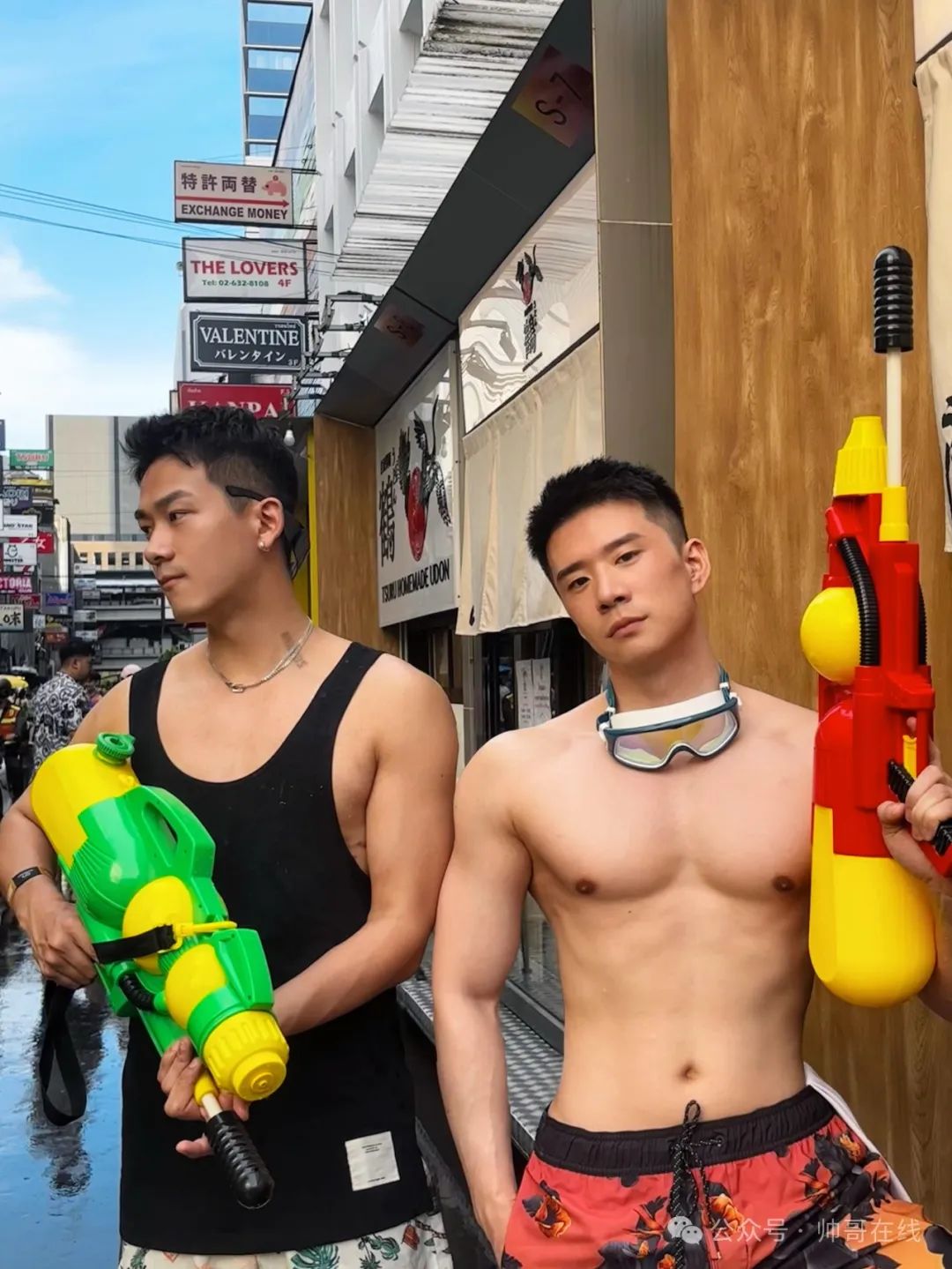 泼水节上的肌肉帅哥，集帅集美都来了！