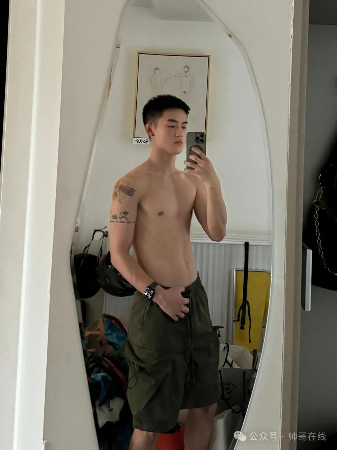 奶帅薄肌寸头帅哥，这是你喜欢的少年吗？