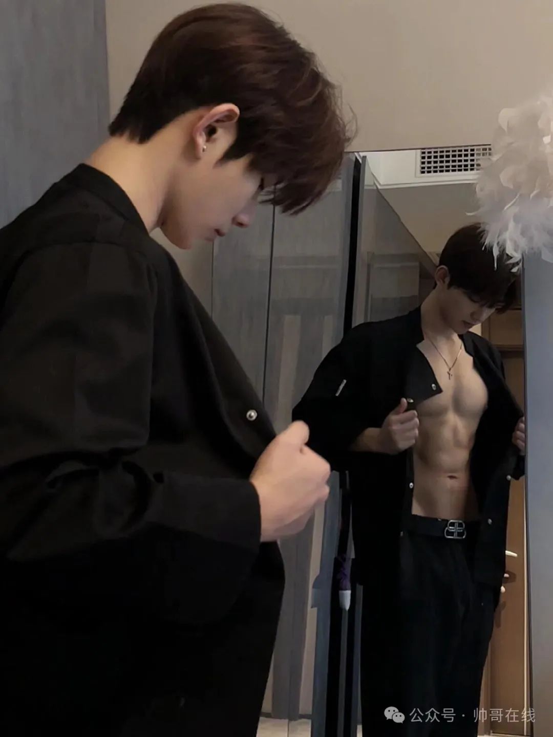185CM 奶狗脸薄肌小帅哥，奶 fufu 的太可了吧！