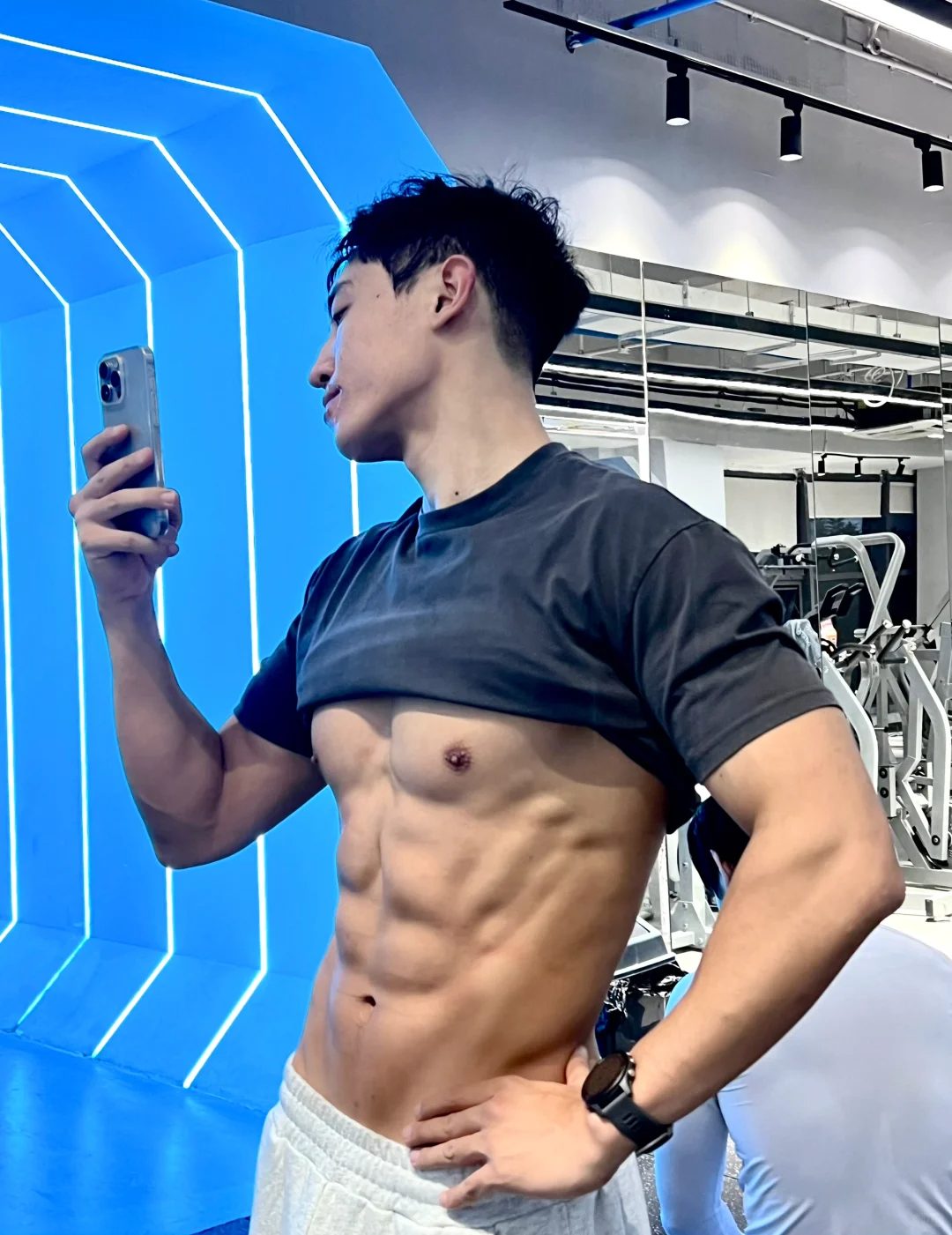 好身材肌肉型男，马拉松越跑越帅