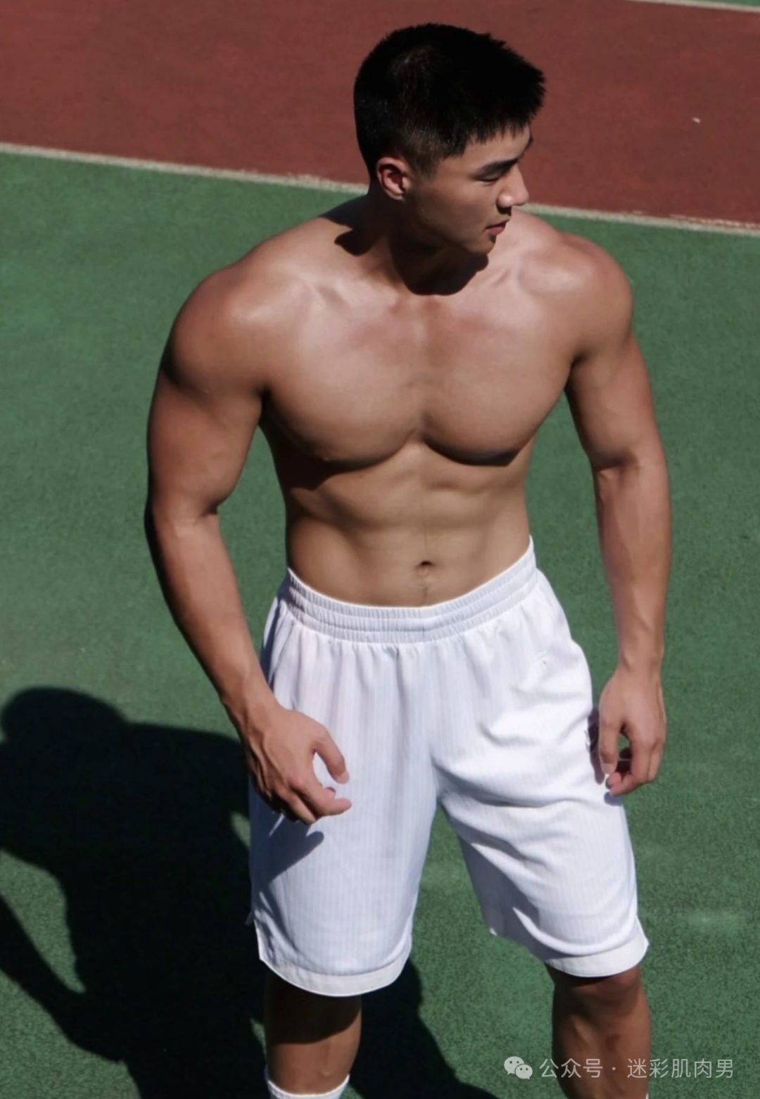 188CM 寸头运动男网红孔亨利火啦？视频太好看！