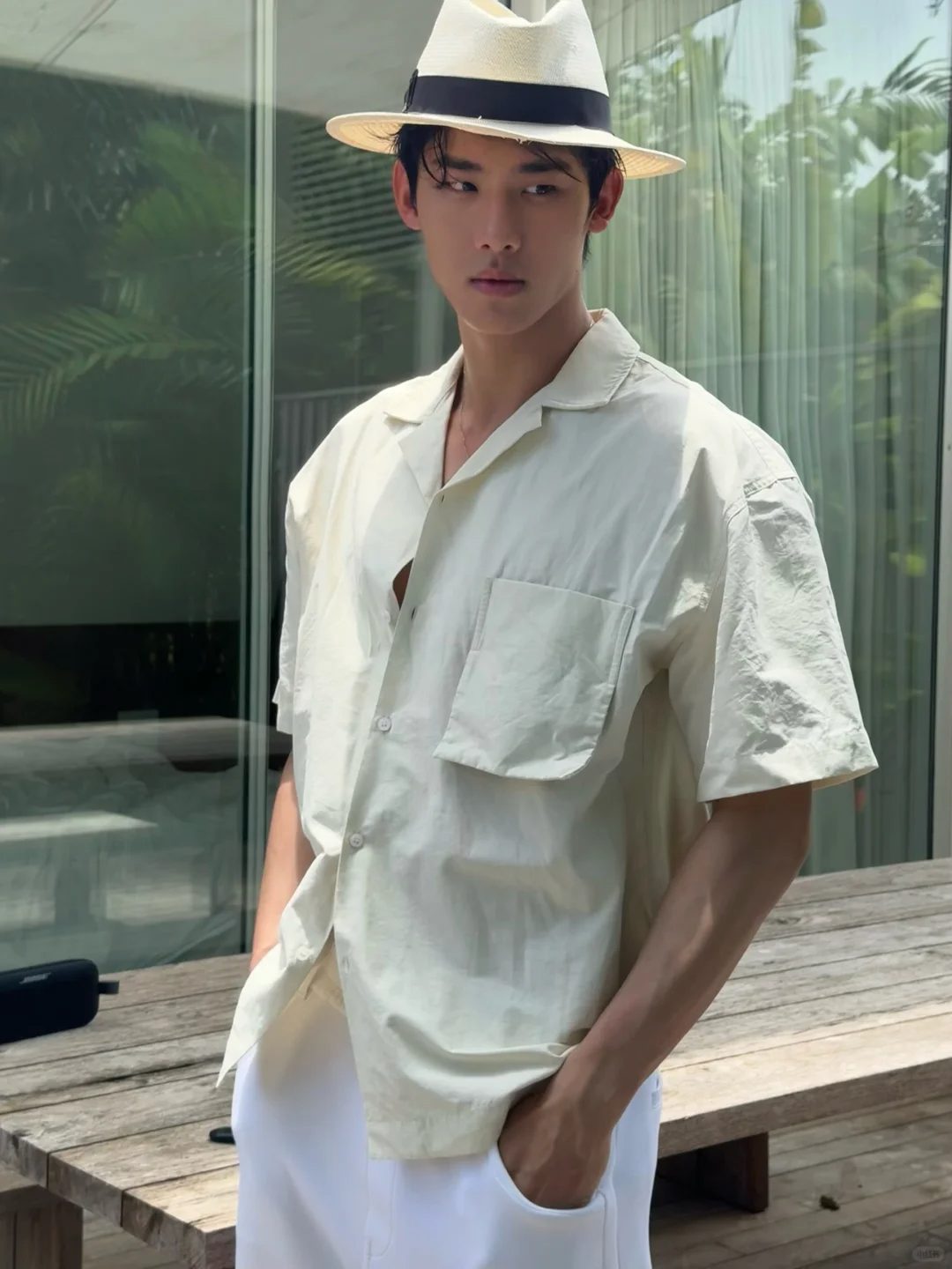黑皮精瘦型男，时尚穿搭博主