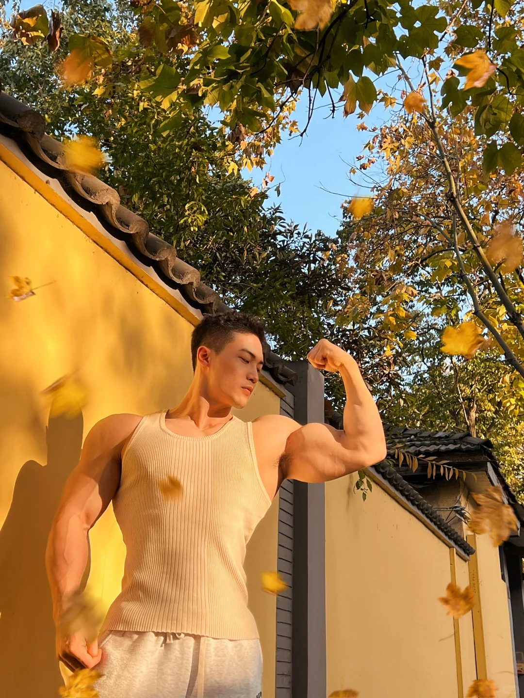 越变越帅的大肌健体模特