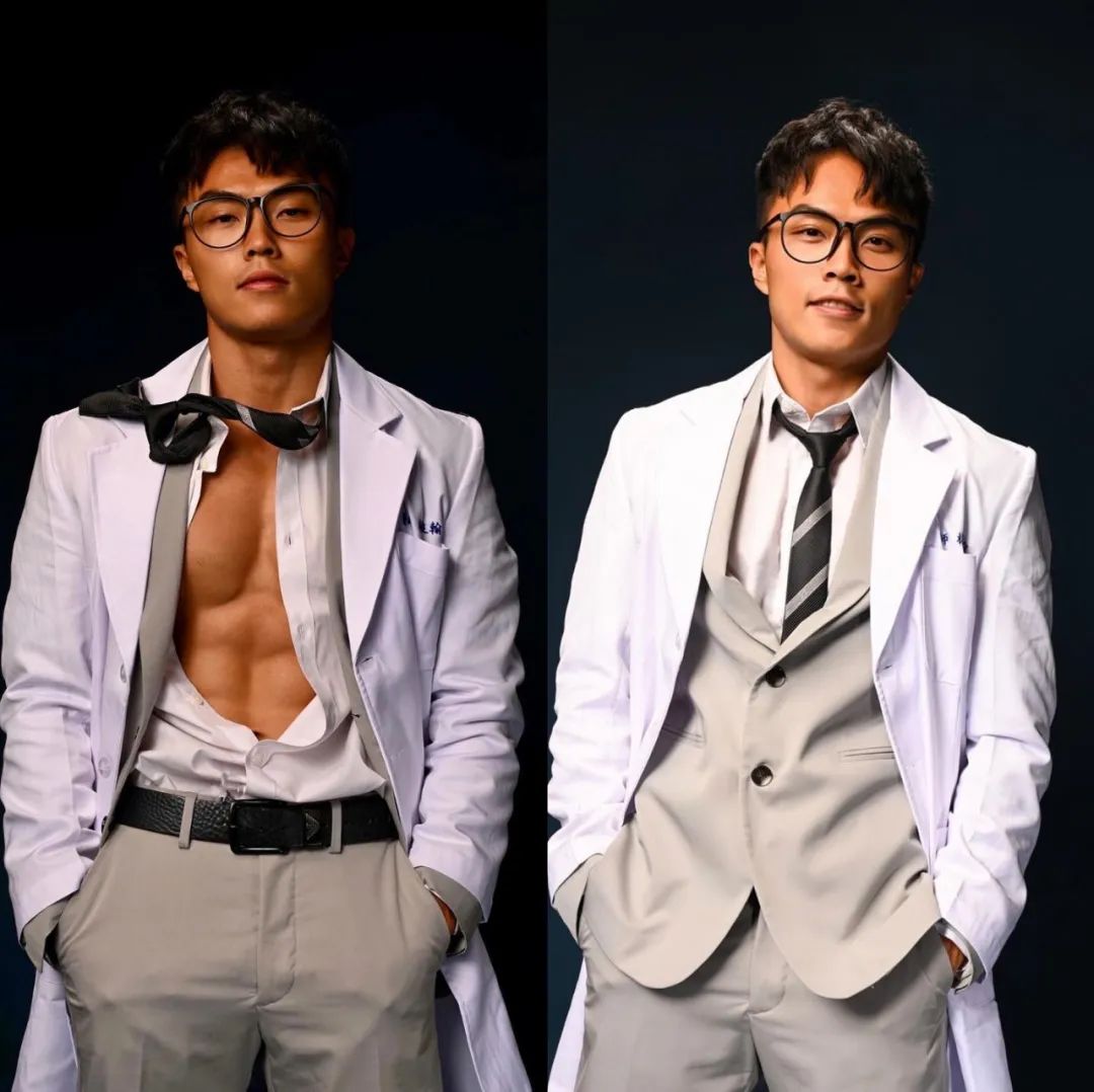 这名网红医生最近火了，脱掉制服，这胸肌也太大了！