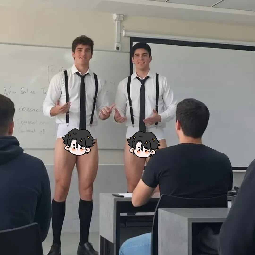 体育生火了！欧美人现在这样上课？肌肉小哥酒店被拍了？