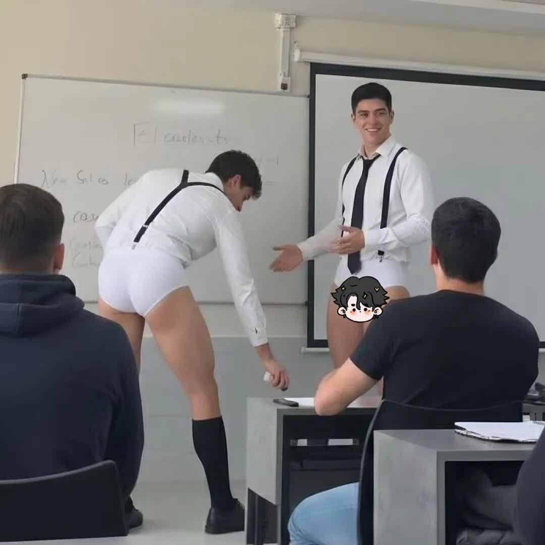 体育生火了！欧美人现在这样上课？肌肉小哥酒店被拍了？