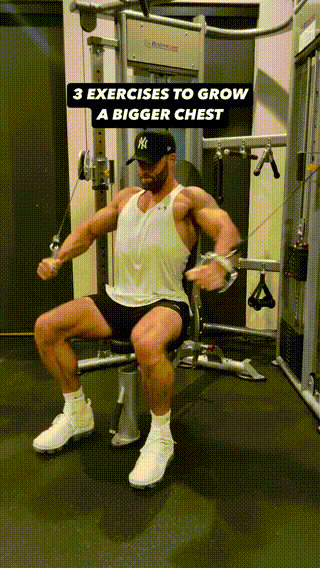 3 个胸部训练动作,打造饱满大胸肌! 3 个胸部训练动作,打造饱满大胸肌!