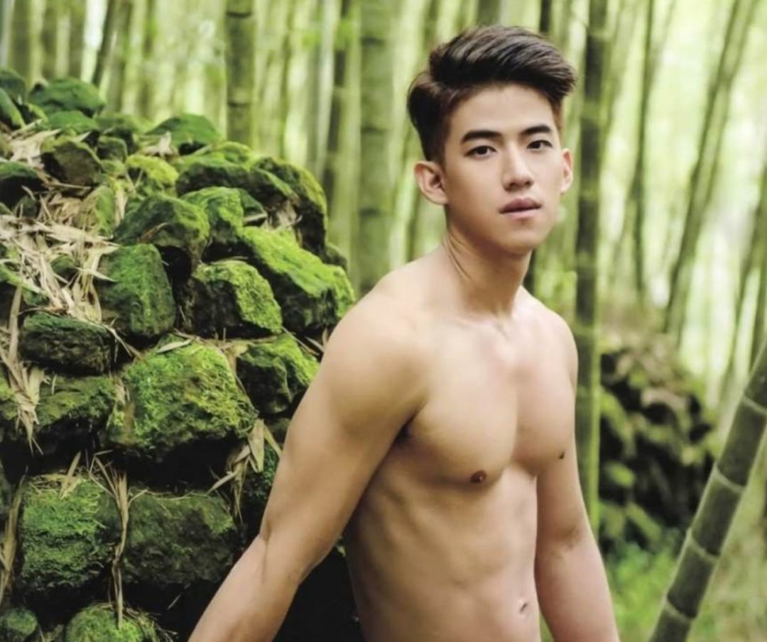 树林中的大鼻子肌肉帅哥 如仙踪林中的精灵