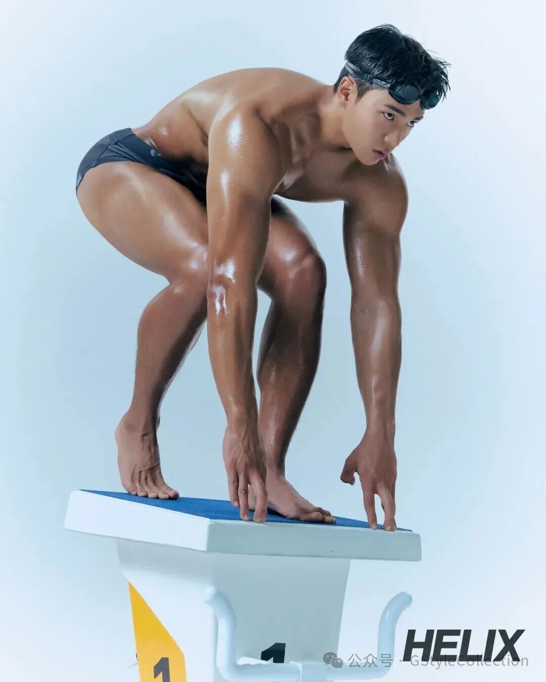 超级翘臀筋肉运动员 比基尼游泳比赛 混身水珠