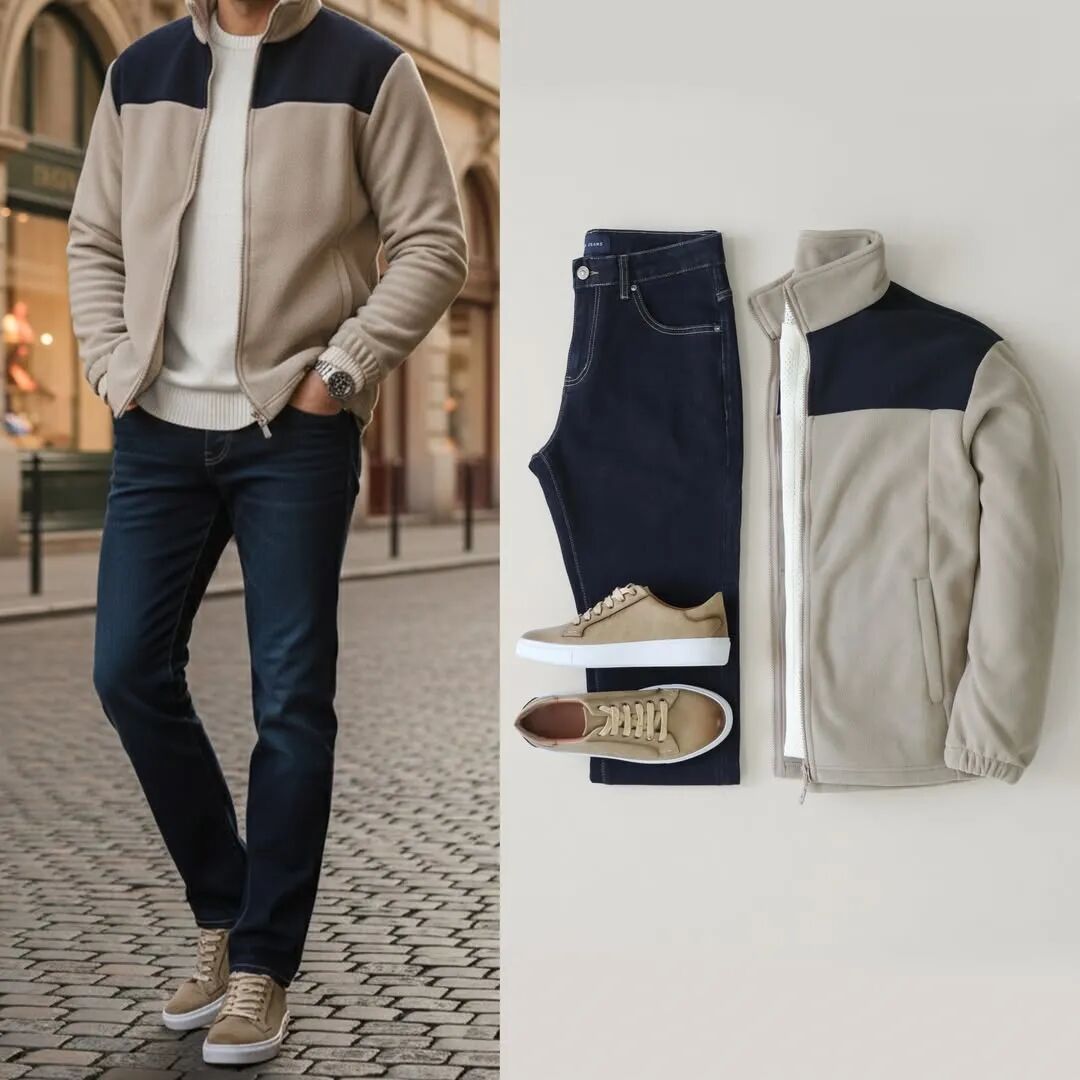 3 套男士秋冬穿搭，兼具保暖和帅气，跟着穿准没错！