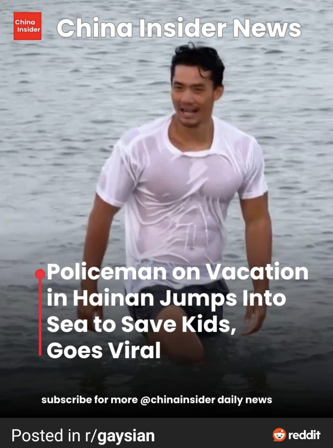 “黑皮阿 Sir”视频爆火外网后？现在的他魁梧身材男友力太强了！