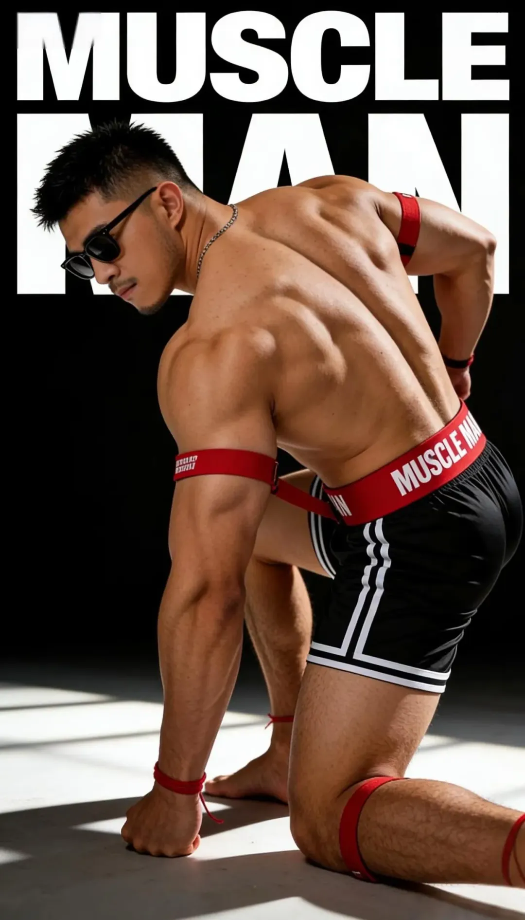 广东健身小哥时尚大片,雕刻般的肌肉线条搭配浓密毛发张力满满 广东健身小哥时尚大片,雕刻般的肌肉线条搭配浓密毛发张力满满