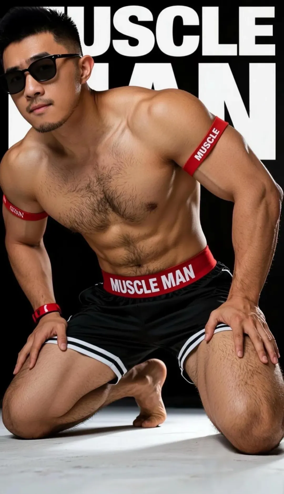 广东健身小哥时尚大片,雕刻般的肌肉线条搭配浓密毛发张力满满 广东健身小哥时尚大片,雕刻般的肌肉线条搭配浓密毛发张力满满