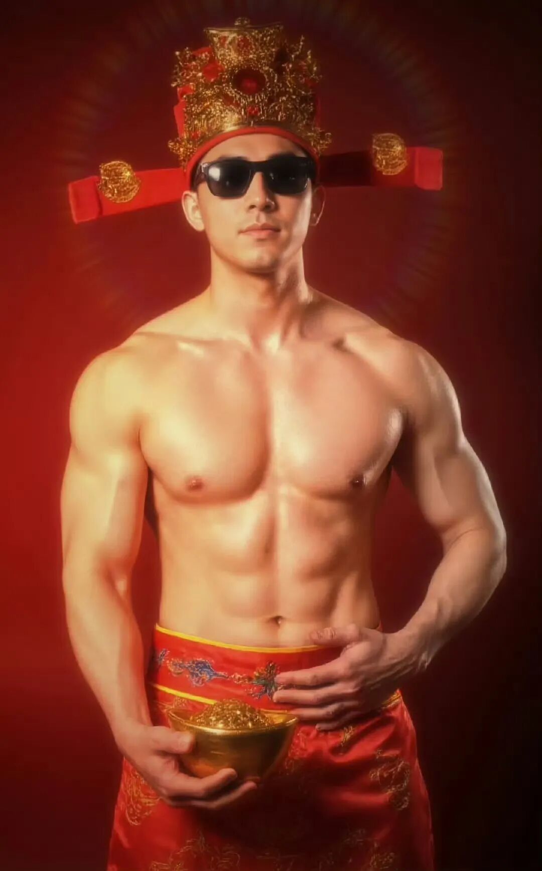 肌肉财神爷组团发福利!今年压岁钱我不要红包要这组男菩萨! 肌肉财神爷组团发福利!今年压岁钱我不要红包要这组男菩萨!