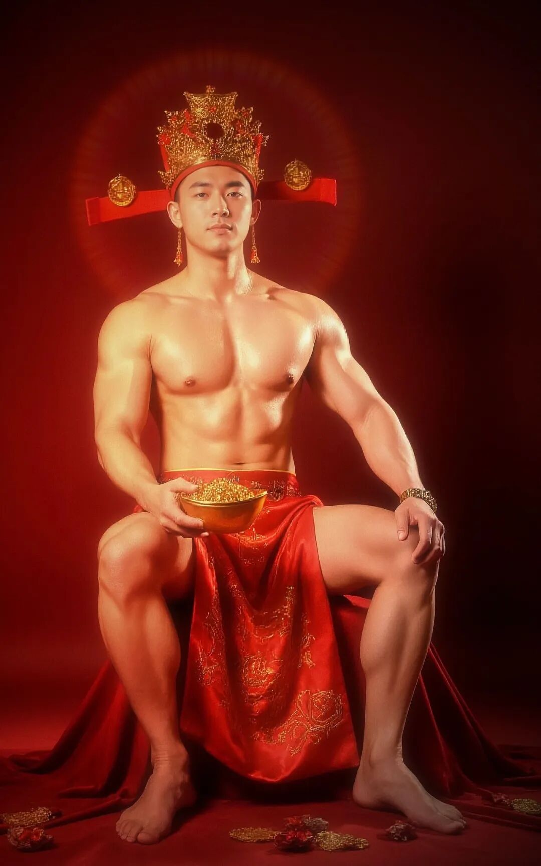 肌肉财神爷组团发福利!今年压岁钱我不要红包要这组男菩萨! 肌肉财神爷组团发福利!今年压岁钱我不要红包要这组男菩萨!