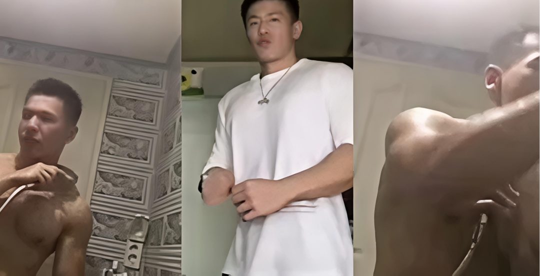 正装肌肉壮男自拍视频流出你看了吗？他果断选择退网！