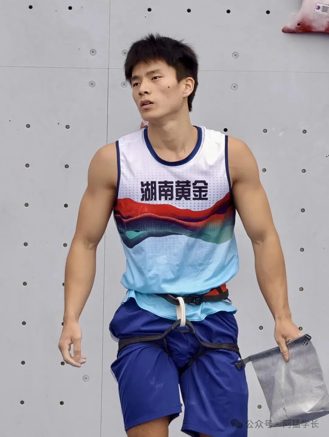 图片[1]-【赛场男神】攀岩运动员の伍鹏，全运会上硬帅！-潮男潮北-潮男潮北