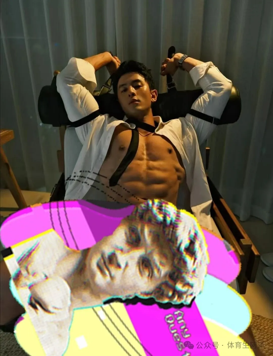 图片[2]-【3月精选】全见版！爆火黑 X 的极品肌肉男模大尺度写真！粗腿大包超诱人....-潮男潮北-潮男潮北